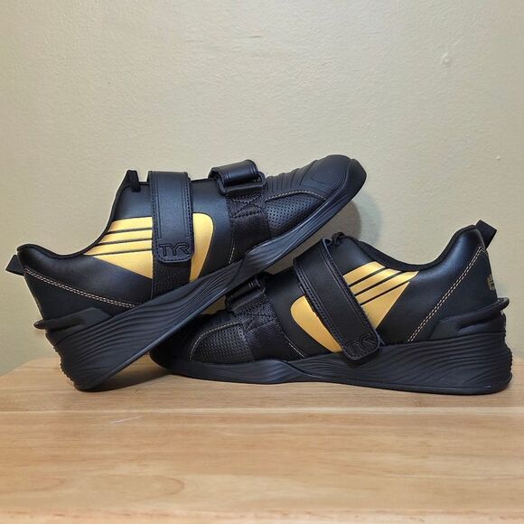 TYR L-2 Lifter Weightlifting Shoes Black Gold Men's Size 10 Women's 11.5 - Picture 4 of 7